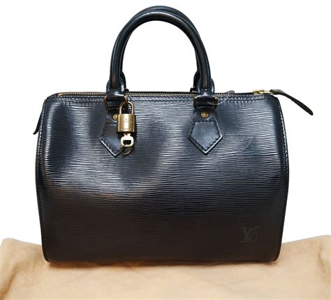 louis vuitton black epi leather